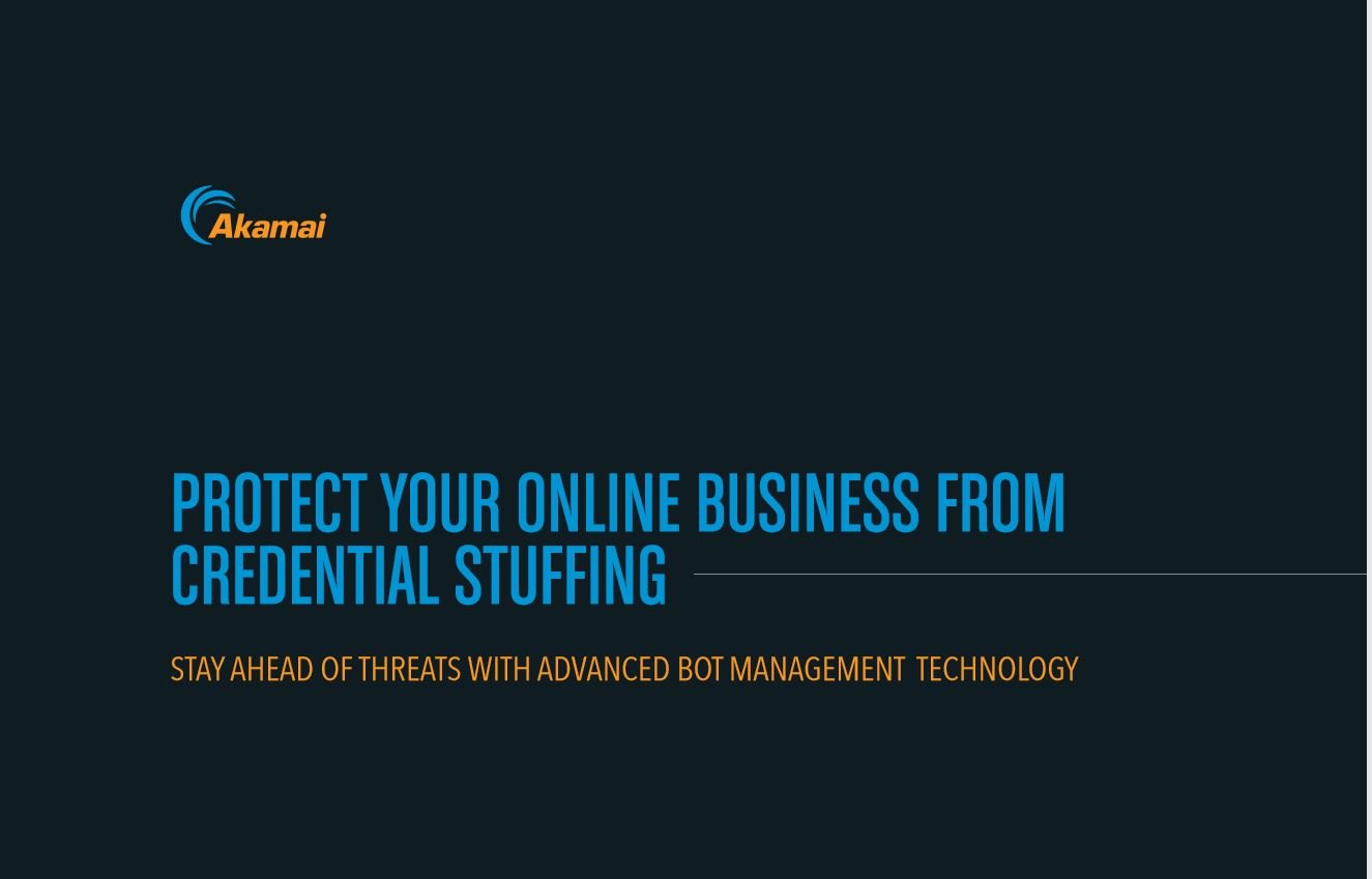 PROTECT YOUR ONLINE BUSINESS FROM CREDENTIAL STUFFING